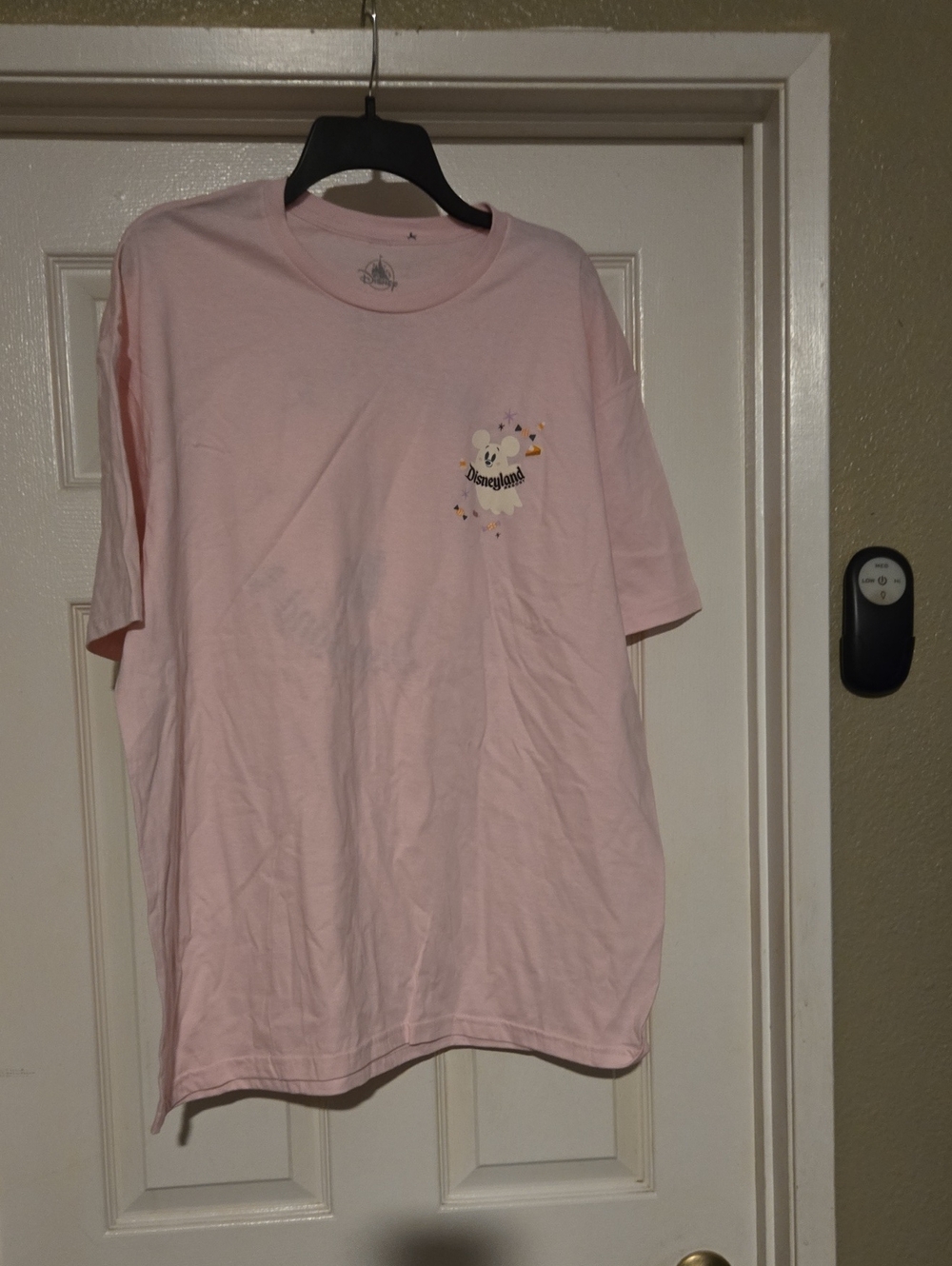 Disney Halloween Fa Boo Lous Pink Short-Sleeve Tee with Ghost